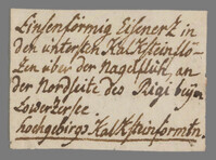 L 01459
<br/>
Label met opschrift
<br/>
<em>Escher von der Linth, Johannes Conrad (1767-1823)</em>